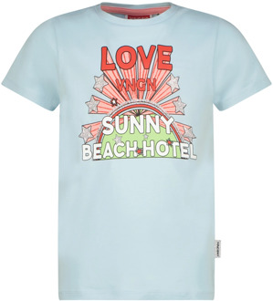 Vingino meisjes t-shirt Pastel blue - 128