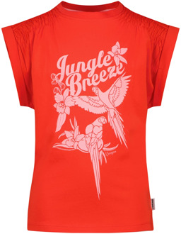 Vingino meisjes t-shirt Rood - 152