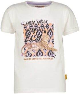 Vingino meisjes t-shirt Wit - 116