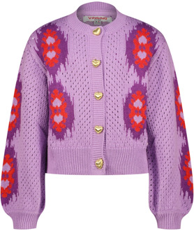 Vingino meisjes vest Lila - 116