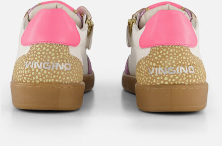 Vingino Metallic Sneakers roze Leer - 37,38