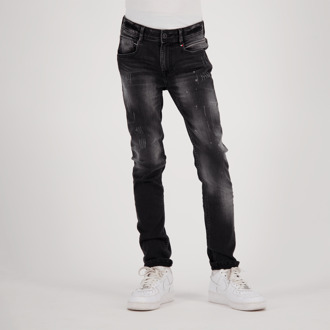 Vingino Slim Jeans Diego Dark Grey Vintage - 140/10,146/11,152/12,158/13,164/14,170/15,176/16,92/2,98/3,104/4,110/5,116/6,122/7,128/8,134/9