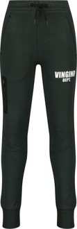 Vingino winter broek jongens - donker groen - Solay - skinny fit - Maat 128