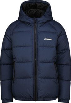Vingino winter jas jongens - donker blauw - Tado - regular fit - Maat 164
