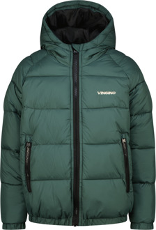 Vingino winter jas jongens - donker groen - Tado - regular fit - Maat 152