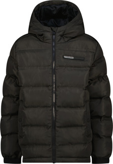 Vingino winter jas jongens - grijs - Tisal - kort - Maat 140