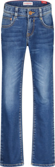 Vingino winter jeans broek jongens - midden blauw - Dante - slim fit - Maat 170