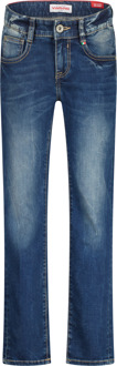 Vingino winter jeans broek jongens - vintage blauw - Aron - skinny fit - Maat 158