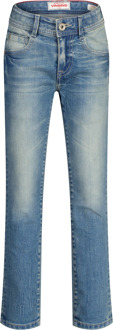 Vingino winter jeansbroek jongens - blauw - Apache icon - skinny fit - Maat 152