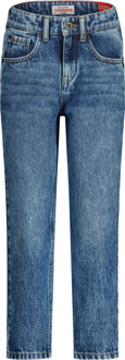 Vingino winter jeansbroek jongens - blauw - Castiano - loose fit - Maat 122