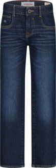 Vingino winter jeansbroek jongens - donker blauw - Brent - regular fit - Maat 104