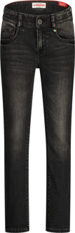 Vingino winter jeansbroek jongens - zwart - Anzio - skinny fit - Maat 164