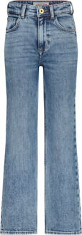 Vingino winter jeansbroek meisjes - blauw - Cecile - wide leg fit - Maat 104