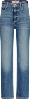 Vingino winter jeansbroek meisjes - blauw - Clara - straight fit - Maat 140