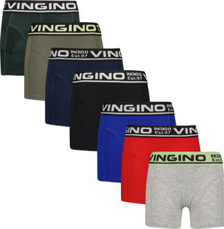 Vingino winter ondergoed jongens - multi blauw - 7-pack - Maat 110/116