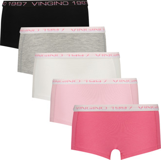 Vingino winter ondergoed meisjes - multi - Girls-boxer-5pack - Maat 134/140