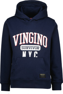 Vingino winter sweater jongens - blauw - Noit - Maat 128