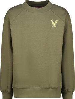 Vingino winter sweater jongens - donker groen - Navido - regular fit - Maat 116