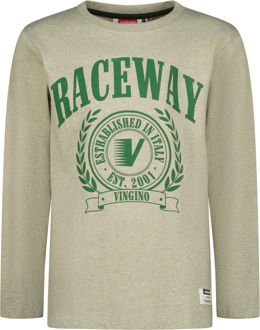 Vingino winter t-shirt jongens - groen - Jelee - Maat 128