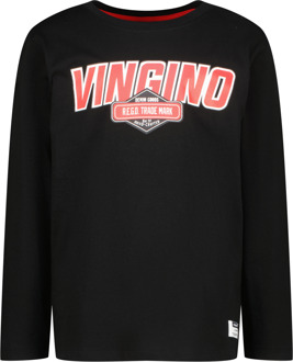 Vingino winter t-shirt jongens - zwart - Jastop - Maat 128