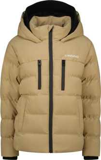 Vingino winter winterjas jongens - zand - Tigon - comfort - Maat 128
