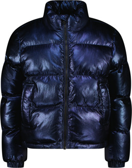 Vingino winter winterjas meisjes - donker blauw - Tarin - capuchon - Maat 128