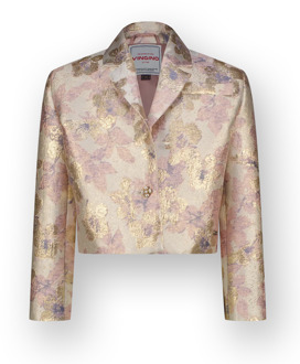 Vingino zomer blazer meisjes - beige - Tooske - Maat 104