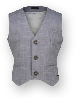 Vingino zomer gilet jongens - blauw - Ninfa - Maat 140