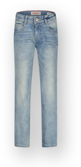 Vingino zomer jeans broek jongens - blauw - Damian - slim fit - Maat 140