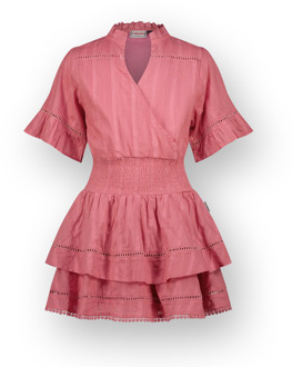 Vingino zomer jurk meisjes - roze - Pevy - Maat 140