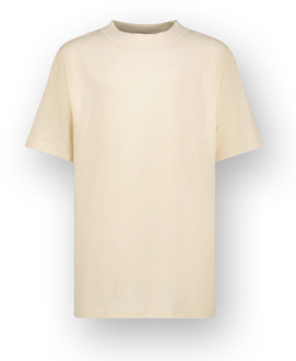 Vingino zomer t-shirt jongens - off white - Hino - oversized - Maat 104