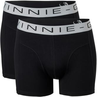 Vinnie-G Boxershorts 2-pack Black/Grey-L Zwart - L