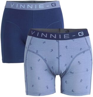 Vinnie-G boxershorts Ski Dark - Print 2-pack