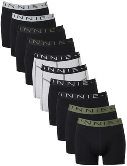 Vinnie-G Boxershorts Voordeelpakket 10-pack Black / Forest Green / Grey-S Black/Forest Green/Grey - S