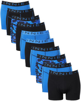 Vinnie-G Boxershorts Voordeelpakket 10-pack Blue / Black -L Blauw,Zwart - L