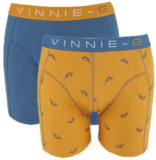Vinnie-G boxershorts Wakeboard Blue - Print 2-Pack-L