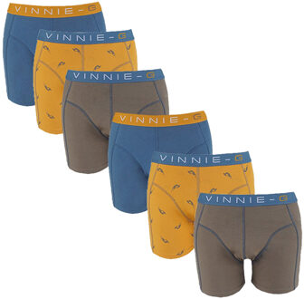 Vinnie-G Boys Kinder boxershorts Wakeboard 6-pack-128/134 - 128/134
