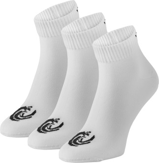 Vinnie-G Quartersokken 3-pack Wit-43/46 - 43/46