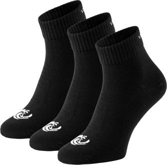 Vinnie-G Quartersokken 3-pack Zwart-43/46 - 43/46