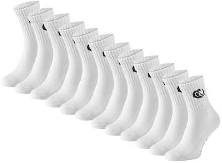 Vinnie-G Sportsokken 12-pack Wit-35/38 - 35/38