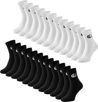 Vinnie-G Sportsokken 12-pack Wit-43/46 - 43/46