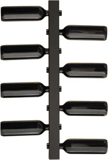 VINOVA Wijnrek - Zwart / 8 Flessen - 76 cm (Lengte)