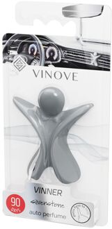 Vinove autoparfum Vinner Silverstone heren polymeer grijs