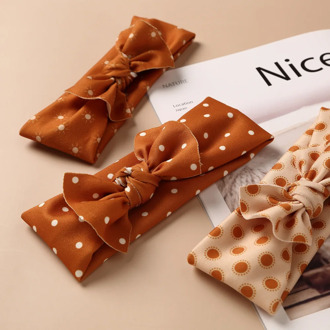 Vintage Baby Headband For Girls Hair Bows Head Wrap Printing Kids Autumn Winter Turban Children Party Hairbands Hot Sale