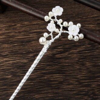 Vintage Chinese Stijl Haar Stick Metalen Strass Eetstokjes Vrouwen Kwastje Parel Bloem Haarspeld Haar Clip Pin Sieraden Accessoires