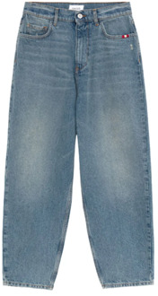 Vintage Denim Jeans Amish , Blue , Dames - W26,W25,W27