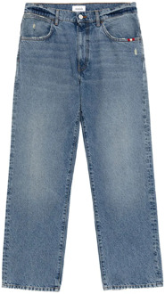 Vintage Denim Straight Fit Jeans Amish , Blue , Heren - W31,W32,W29,W28,W33