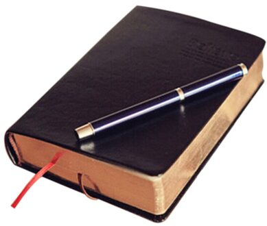 Vintage Dikke Papier Notepad Pu + Papier Bijbel Dagboek Boek Journals Agenda Planner School Kantoorbenodigdheden Supplies Bourgondië