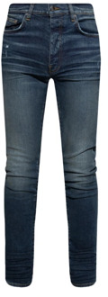 Vintage Distressed Navy Blue Jeans Amiri , Blue , Heren - W38,W30,W29,W34,W32