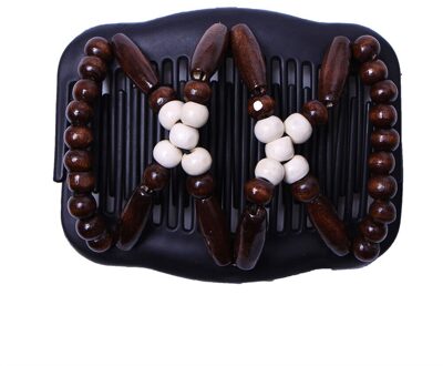 Vintage Elastische Haarspeld Stretch Haar Kam Sales Kralen Haar Magic Kam Clip Kralen Pin Dames Haaraccessoires 2